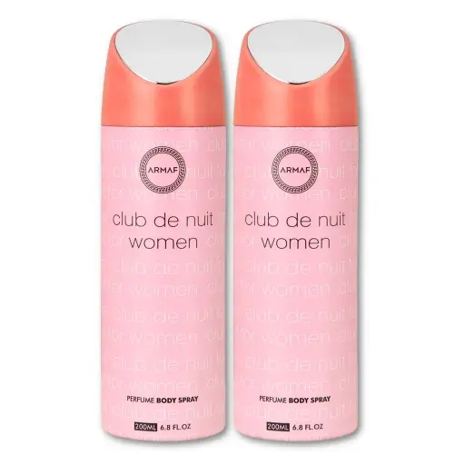  Armaf Club De Nuit Deodorant for Women - 200ML Each (Pack of 2)