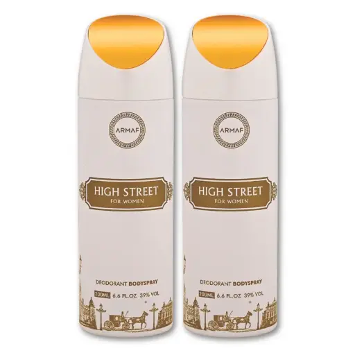 Armaf High Street Deodorant for Women - 200ML Each (Pack of 2)